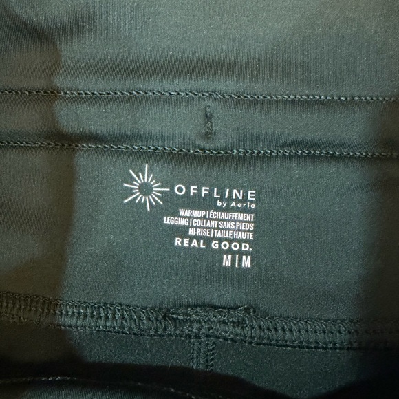 Aerie Dark Green Jogger Leggings - Picture 4 of 6